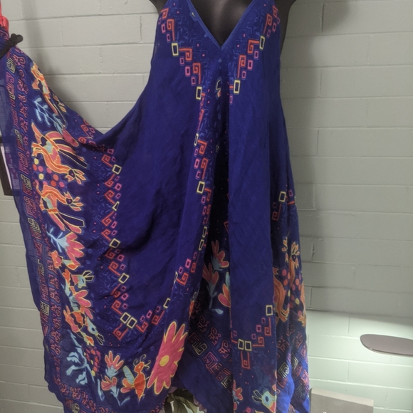 Theodore and Callum full length blue swim cover up. - Picture 6 of 9